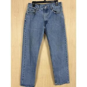 Vintage Levi's 505 Jeans Mens 34x32 Blue Medium Wash Regular Straight Denim USA